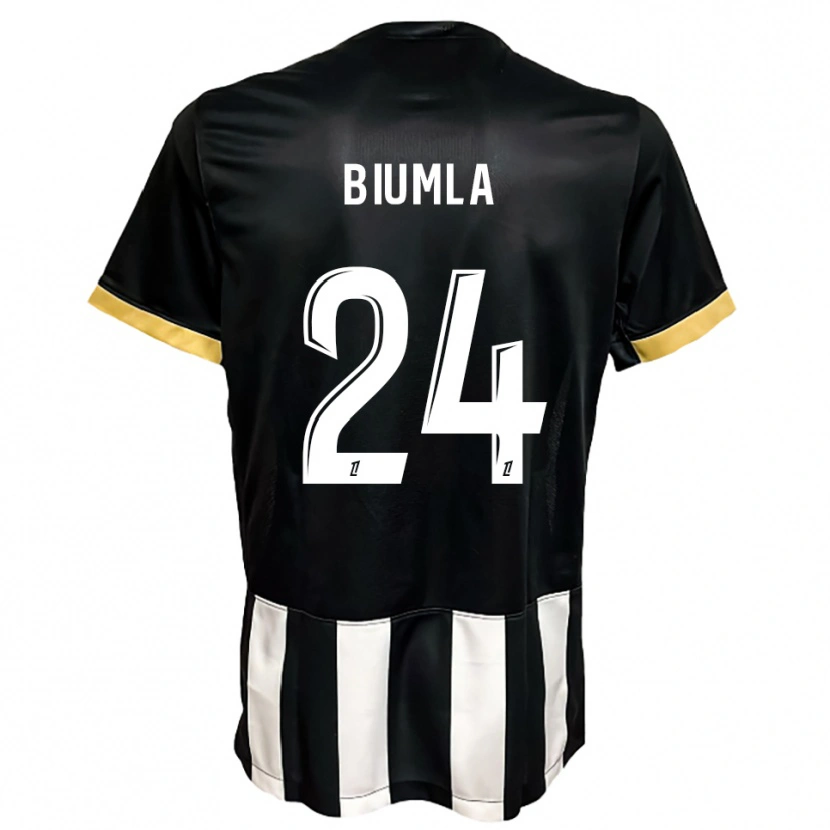 Danxen Homem Camisola Emmanuel Biumla #24 Preto Branco Principal 2025/26 Camisa Brasil