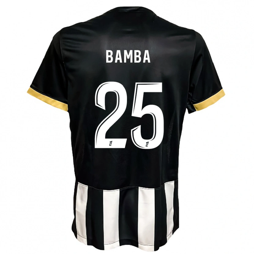 Danxen Homem Camisola Abdoulaye Bamba #25 Preto Branco Principal 2025/26 Camisa Brasil
