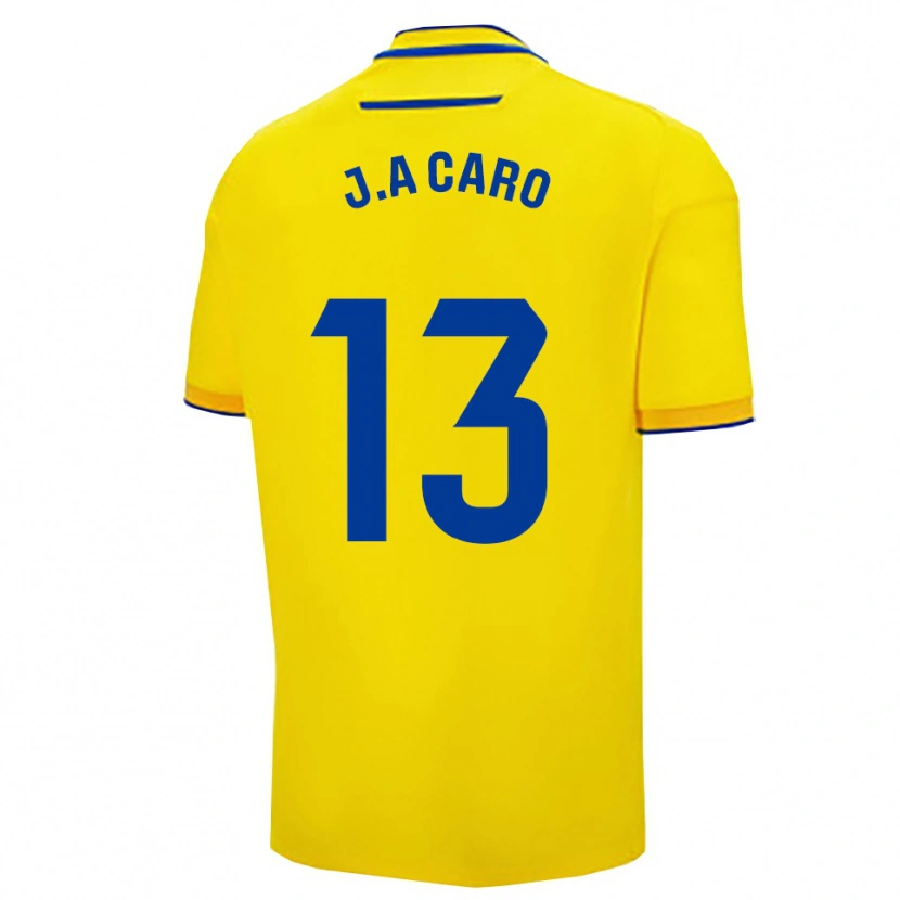Danxen Homem Camisola José Antonio Caro #13 Amarelo Marinho Principal 2025/26 Camisa Brasil