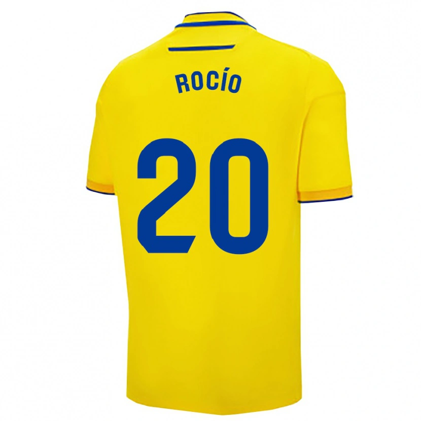 Danxen Homem Camisola Rocío Guerrero Macías #20 Amarelo Marinho Principal 2025/26 Camisa Brasil