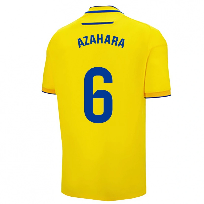 Danxen Homem Camisola Azahara #6 Amarelo Marinho Principal 2025/26 Camisa Brasil