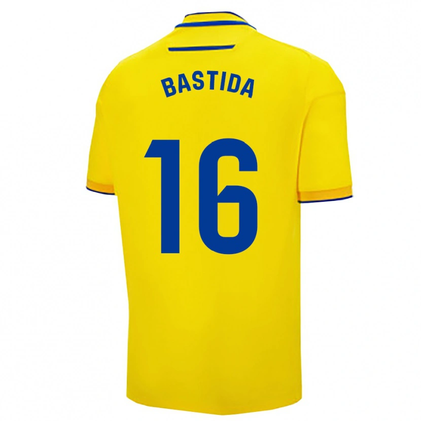 Danxen Homem Camisola Álvaro Bastida #16 Amarelo Marinho Principal 2025/26 Camisa Brasil