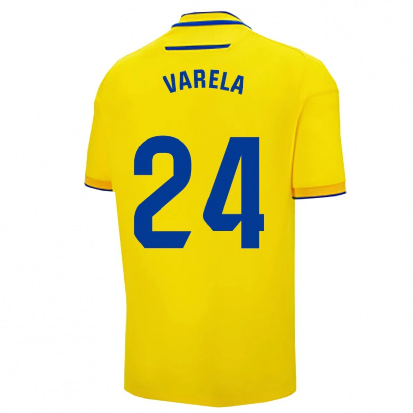 Danxen Homem Camisola Brandon Varela #24 Amarelo Marinho Principal 2025/26 Camisa Brasil