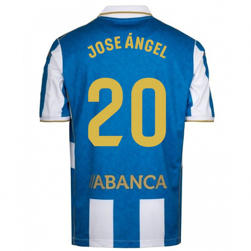 Danxen Homem Camisola José Ángel Jurado #20 Branco Azul Principal 2025/26 Camisa Brasil