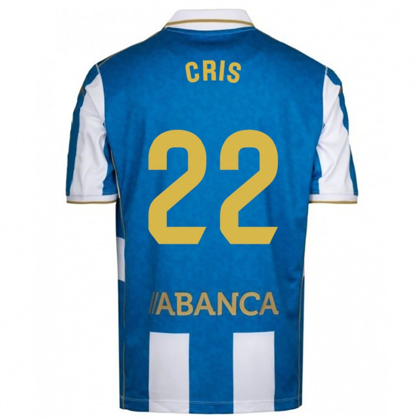 Danxen Homem Camisola Cris Martínez #22 Branco Azul Principal 2025/26 Camisa Brasil