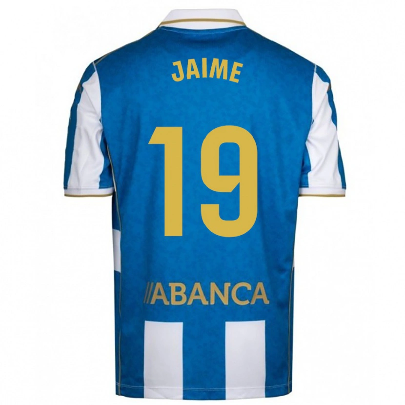 Danxen Homem Camisola Jaime Sánchez #19 Branco Azul Principal 2025/26 Camisa Brasil