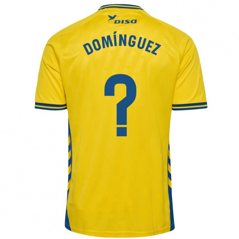Danxen Homem Camisola Carlos Domínguez #0 Amarelo Azul Principal 2025/26 Camisa Brasil