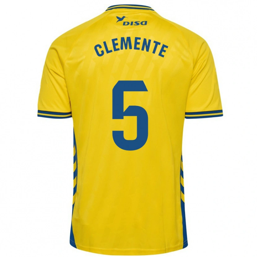 Danxen Homem Camisola Enrique Clemente #5 Amarelo Azul Principal 2025/26 Camisa Brasil