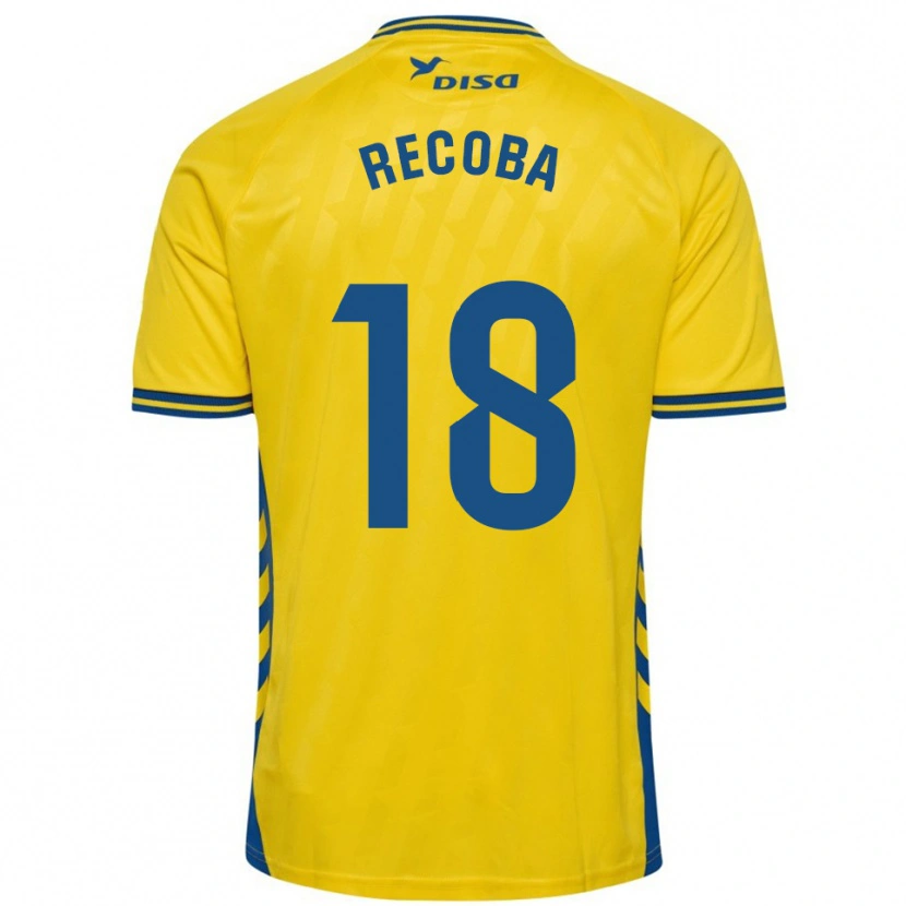Danxen Homem Camisola Jeremía Recoba #18 Amarelo Azul Principal 2025/26 Camisa Brasil
