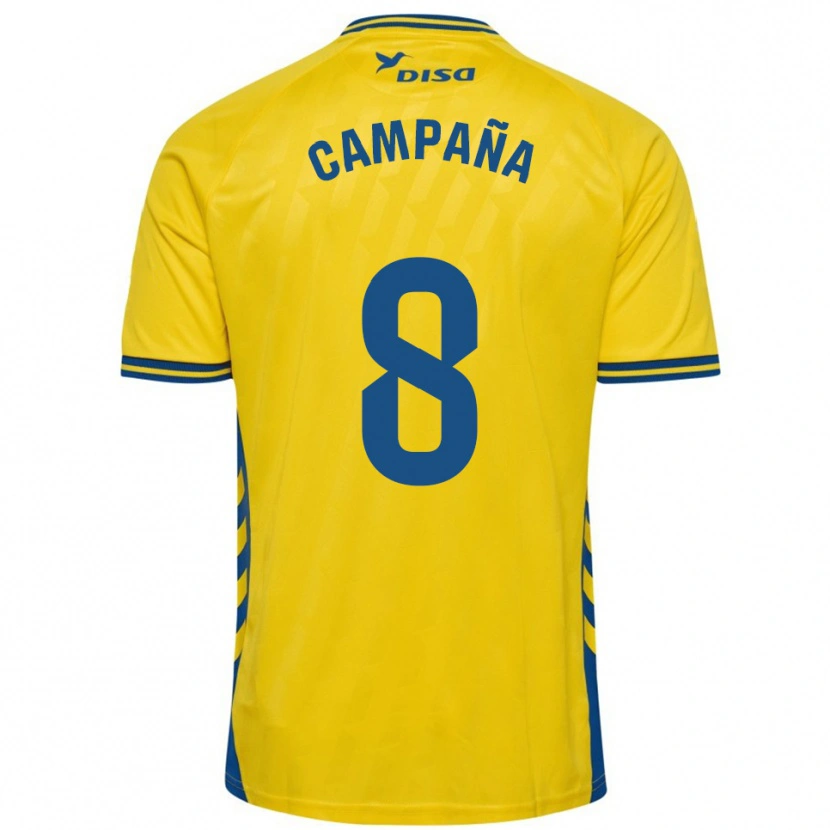 Danxen Homem Camisola José Campaña #8 Amarelo Azul Principal 2025/26 Camisa Brasil