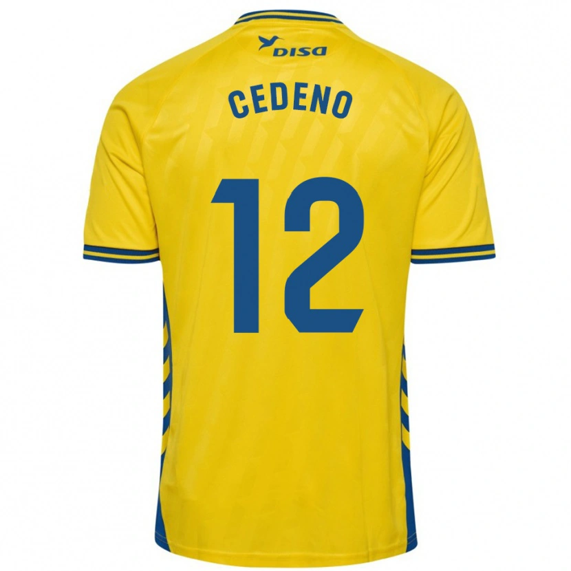 Danxen Homem Camisola Edward Cedeño #12 Amarelo Azul Principal 2025/26 Camisa Brasil