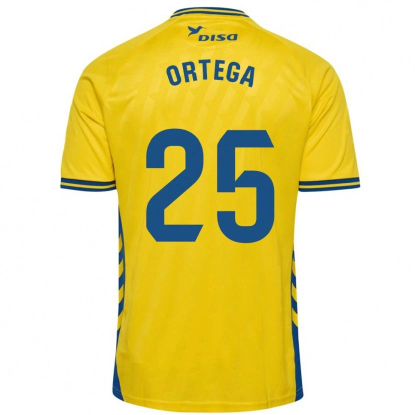 Danxen Homem Camisola Edián Ortega #25 Amarelo Azul Principal 2025/26 Camisa Brasil