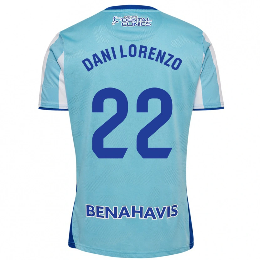 Danxen Homem Camisola Dani Lorenzo #22 Azul Celeste Branco Principal 2025/26 Camisa Brasil