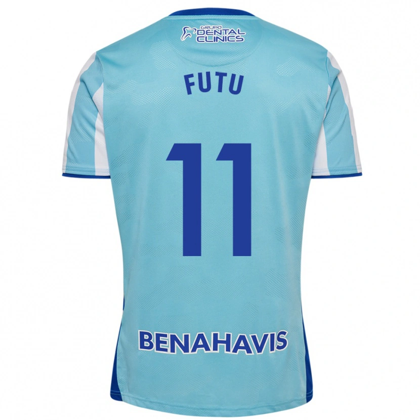 Danxen Homem Camisola Mirian Córdoba Álvarez #11 Azul Celeste Branco Principal 2025/26 Camisa Brasil