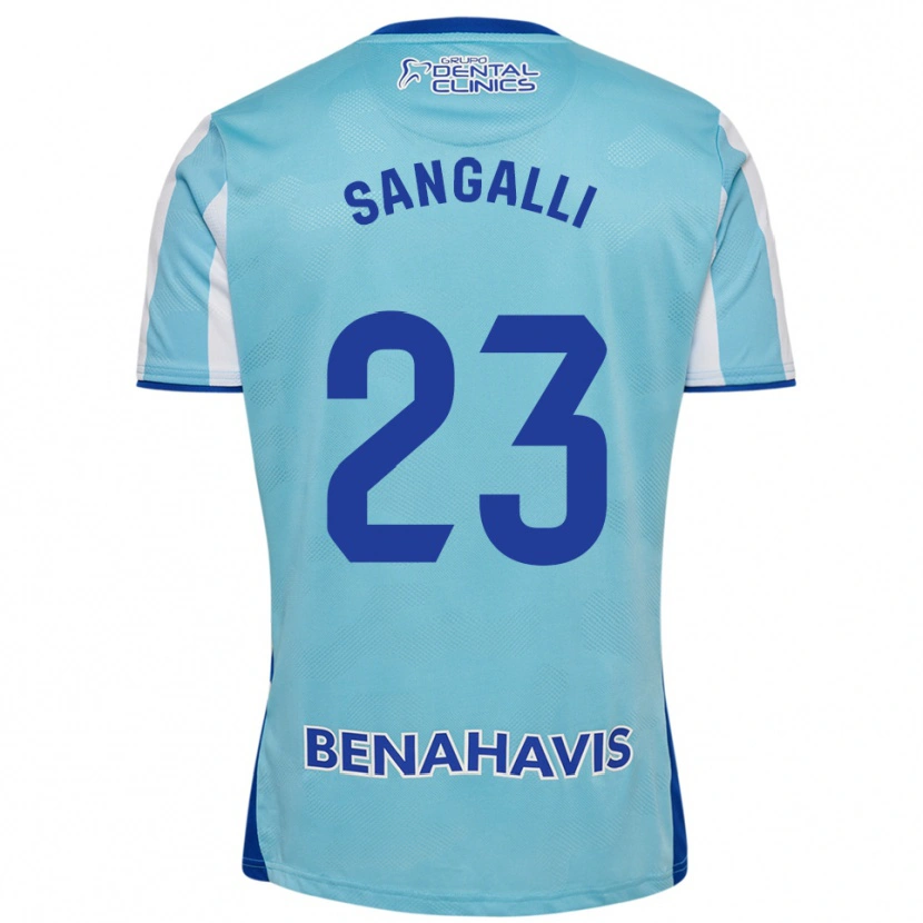 Danxen Homem Camisola Luca Sangalli #23 Azul Celeste Branco Principal 2025/26 Camisa Brasil