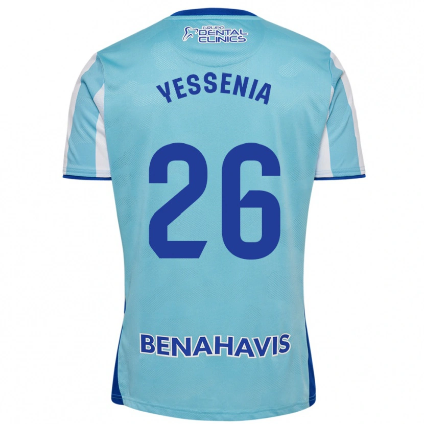 Danxen Homem Camisola Yessenia Alcaide Martin #26 Azul Celeste Branco Principal 2025/26 Camisa Brasil
