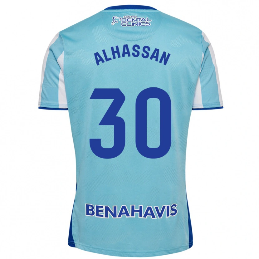 Danxen Homem Camisola Mubarak Alhassan #30 Azul Celeste Branco Principal 2025/26 Camisa Brasil