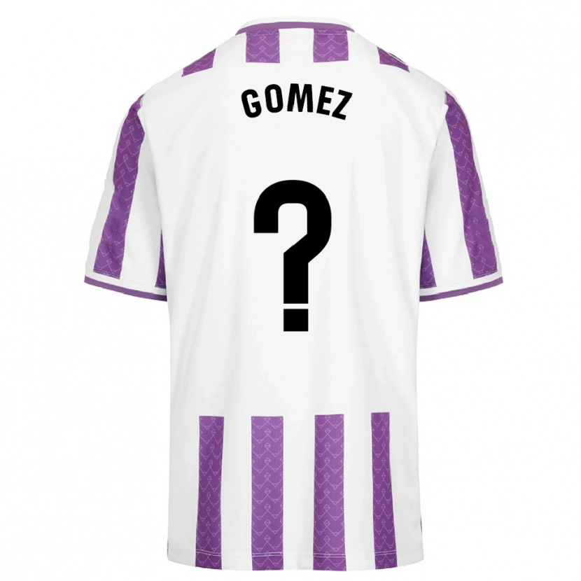 Danxen Homem Camisola Adrián Gómez #0 Roxo Branco Principal 2025/26 Camisa Brasil