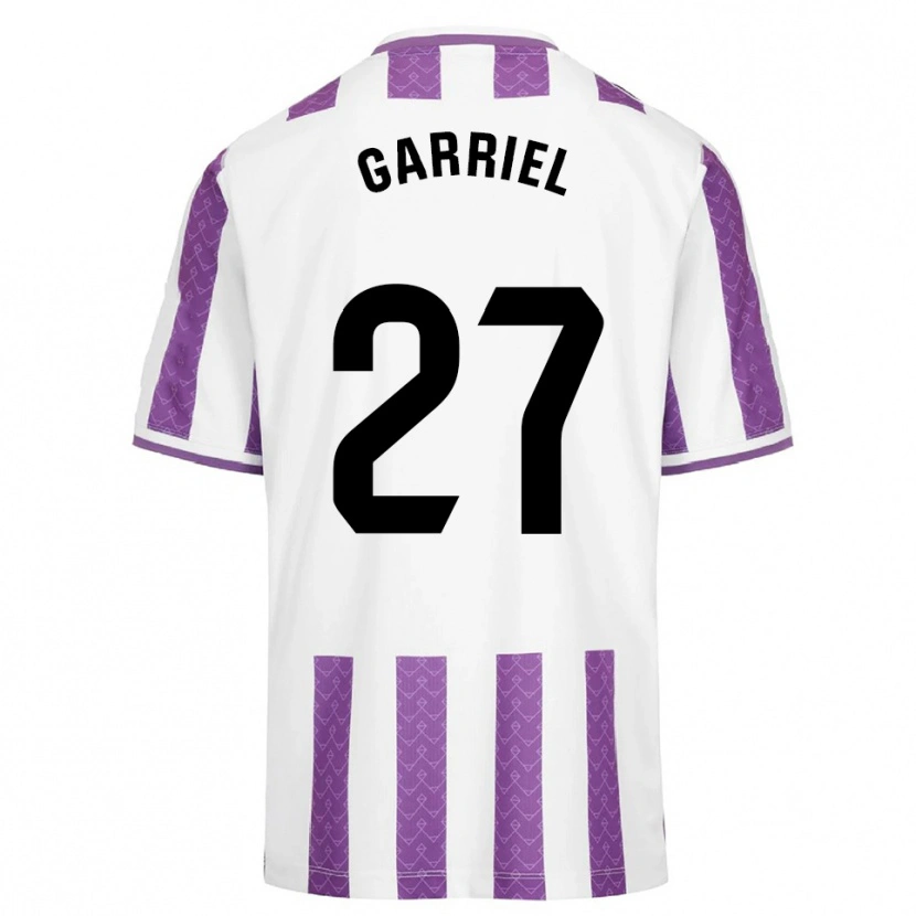 Danxen Homem Camisola Iván Garriel #27 Roxo Branco Principal 2025/26 Camisa Brasil