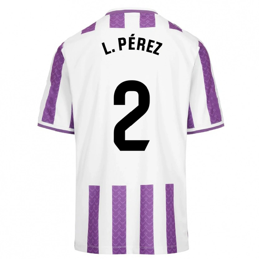 Danxen Homem Camisola Luis Pérez #2 Roxo Branco Principal 2025/26 Camisa Brasil