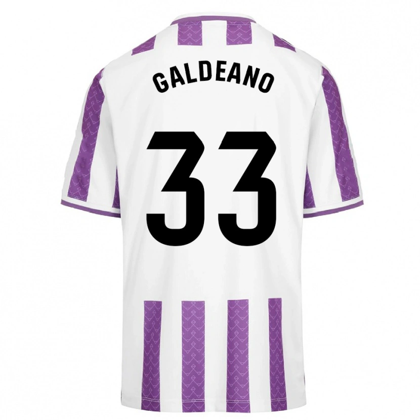 Danxen Homem Camisola Alejandro Galdeano #33 Roxo Branco Principal 2025/26 Camisa Brasil
