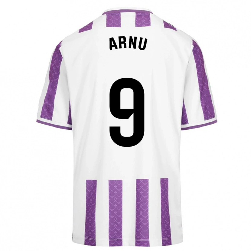 Danxen Homem Camisola Adrián Arnu #9 Roxo Branco Principal 2025/26 Camisa Brasil