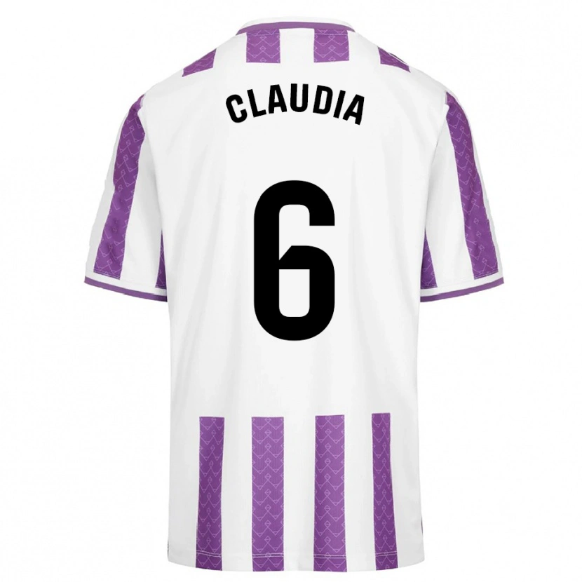 Danxen Homem Camisola Claudia Gómez Villagrá #6 Roxo Branco Principal 2025/26 Camisa Brasil