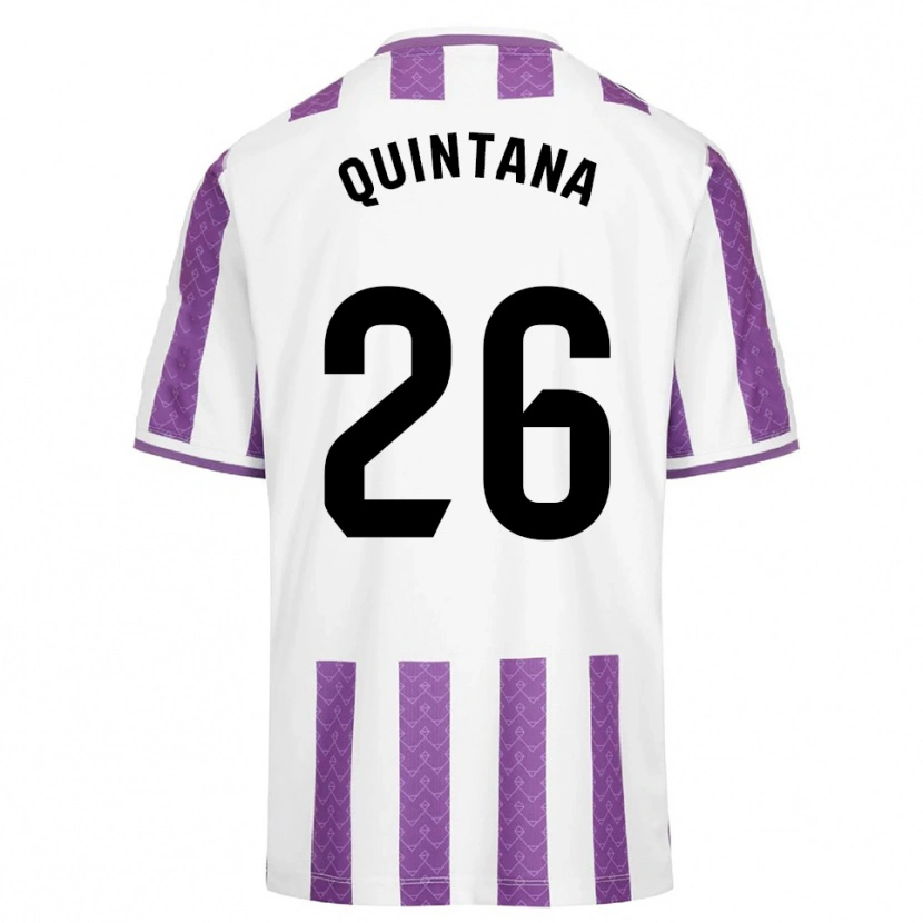 Danxen Homem Camisola Alberto Quintana #26 Roxo Branco Principal 2025/26 Camisa Brasil