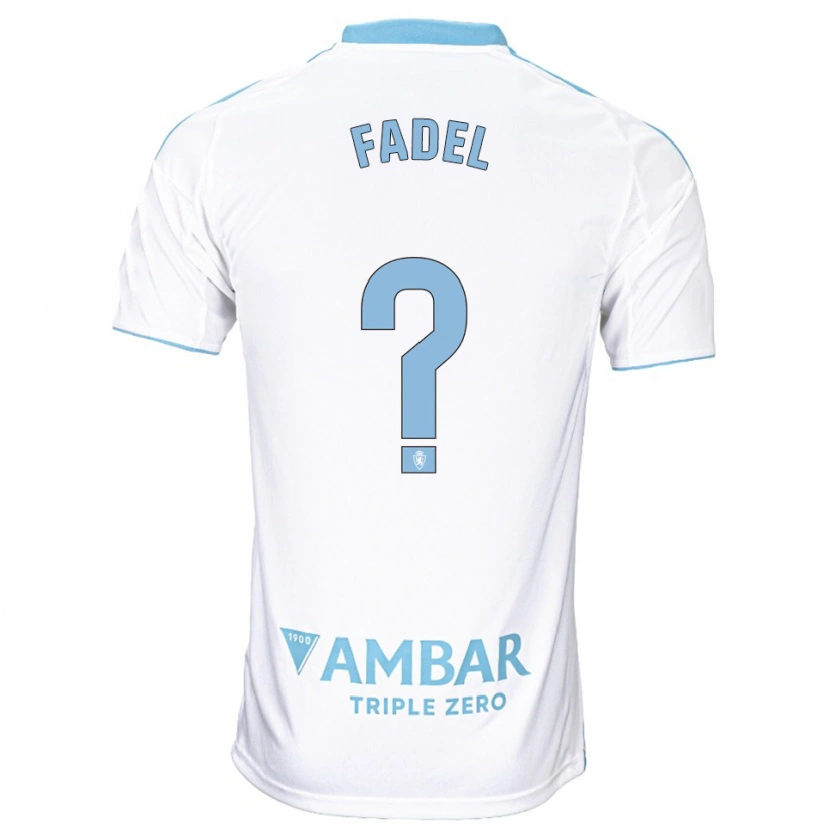 Danxen Homem Camisola Ismael Fadel #0 Branco Azul Celeste Principal 2025/26 Camisa Brasil