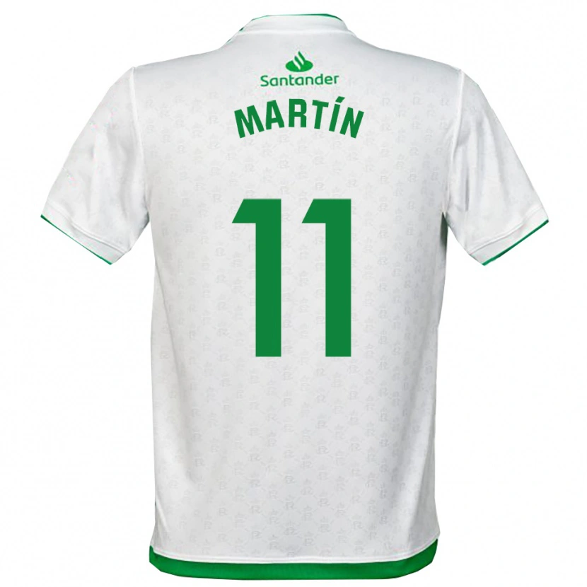 Danxen Homem Camisola Andrés Martín #11 Verde Branco Principal 2025/26 Camisa Brasil
