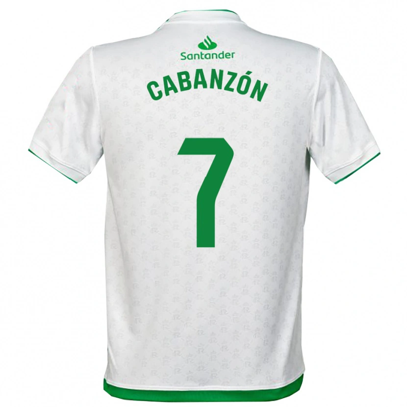 Danxen Homem Camisola Yeray Cabanzón #7 Verde Branco Principal 2025/26 Camisa Brasil