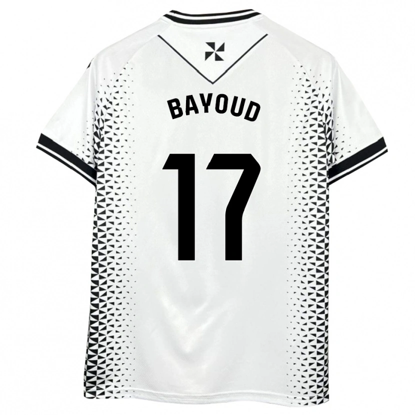 Danxen Homem Camisola Taufek Bayoud #17 Branco Preto Principal 2025/26 Camisa Brasil