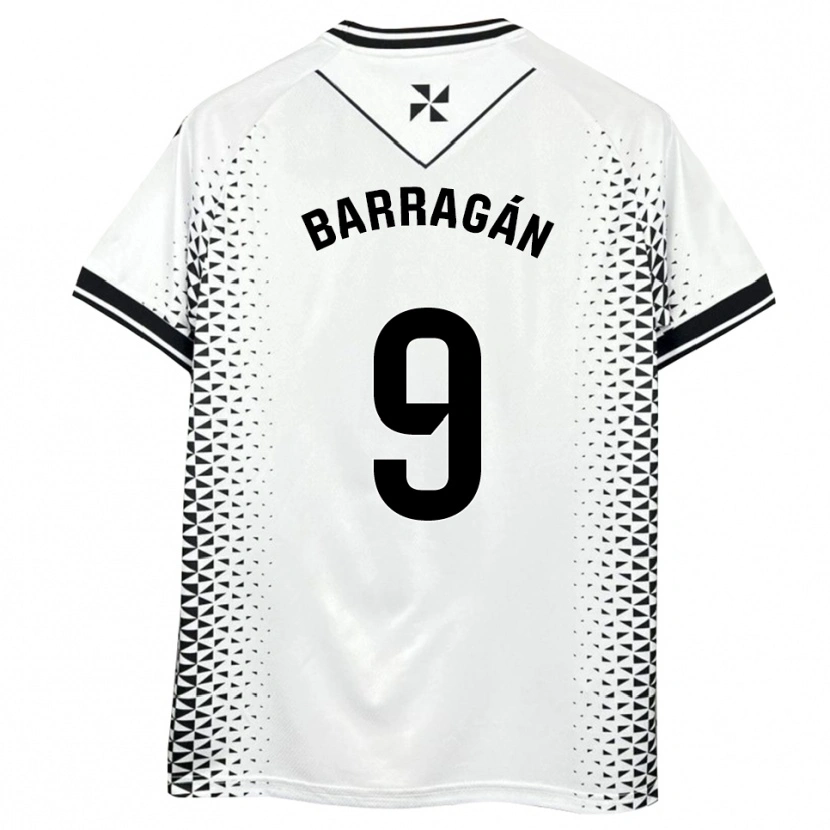 Danxen Homem Camisola Juan Barragán #9 Branco Preto Principal 2025/26 Camisa Brasil