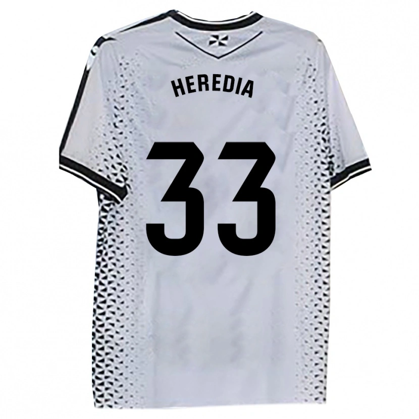Danxen Homem Camisola Juanpe Heredia #33 Branco Preto Principal 2025/26 Camisa Brasil
