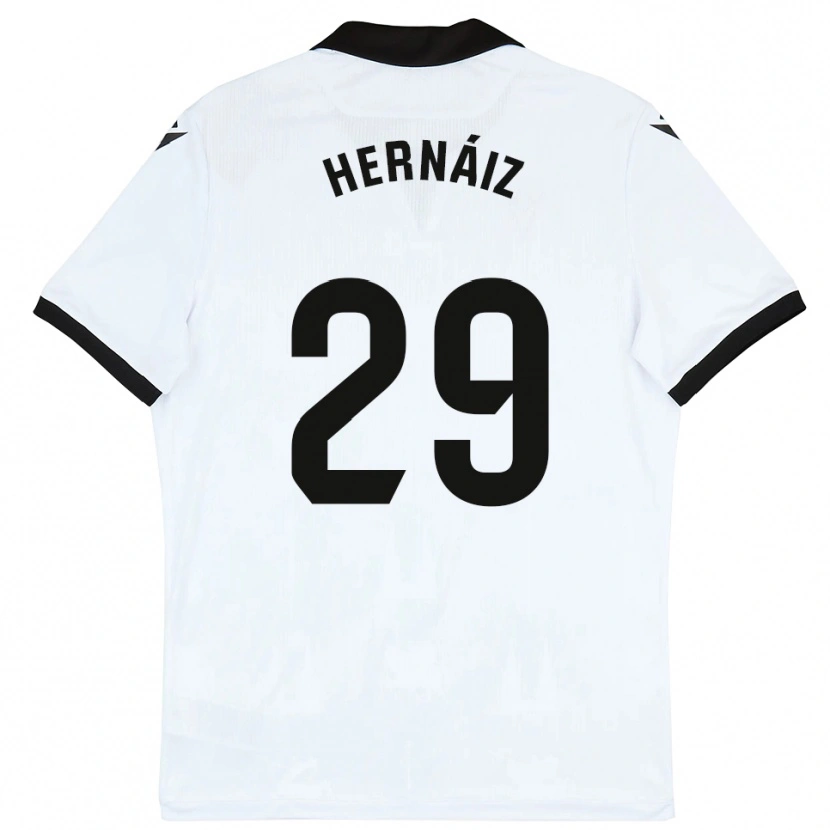 Danxen Homem Camisola David Hernáiz #29 Branco Preto Principal 2025/26 Camisa Brasil