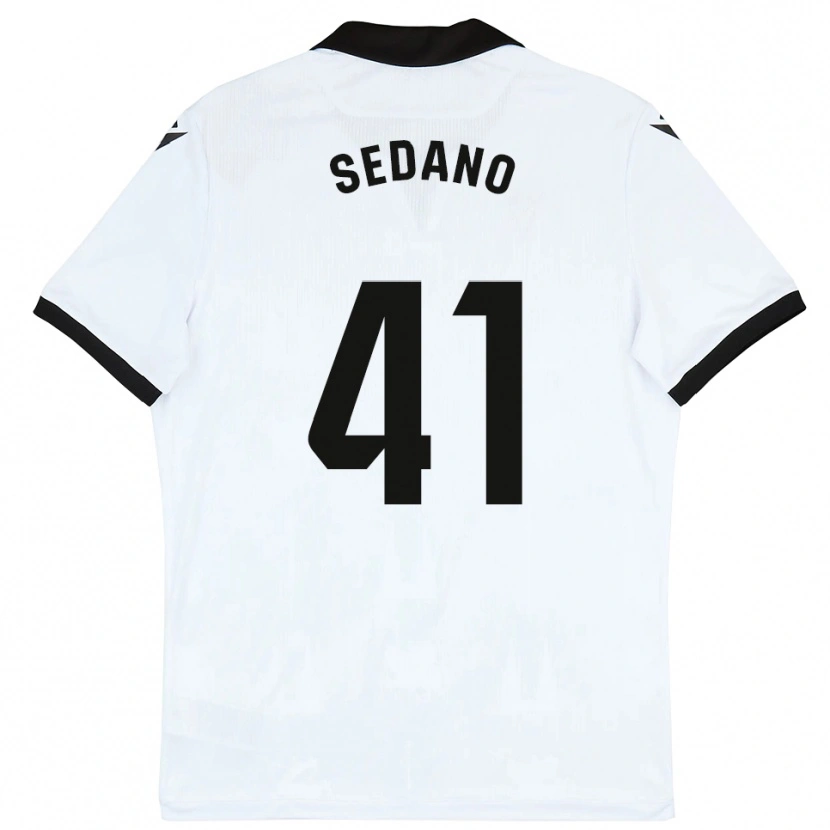 Danxen Homem Camisola Hugo Sedano #41 Branco Preto Principal 2025/26 Camisa Brasil