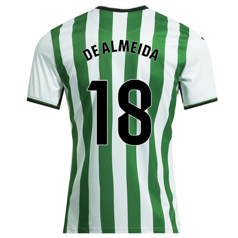 Danxen Homem Camisola Dalisson De Almeida #18 Branco Verde Principal 2025/26 Camisa Brasil