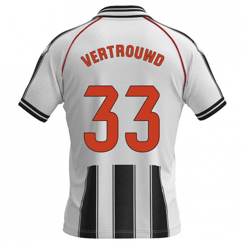 Danxen Homem Camisola Jozhua Vertrouwd #33 Branco Preto Principal 2025/26 Camisa Brasil