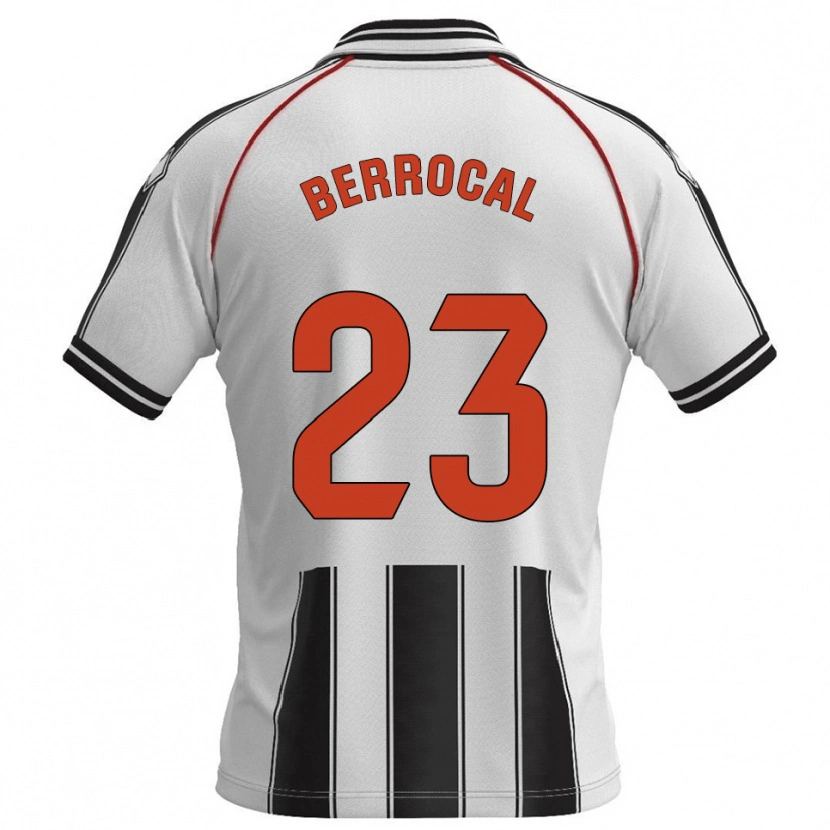 Danxen Homem Camisola Manu Berrocal #23 Branco Preto Principal 2025/26 Camisa Brasil