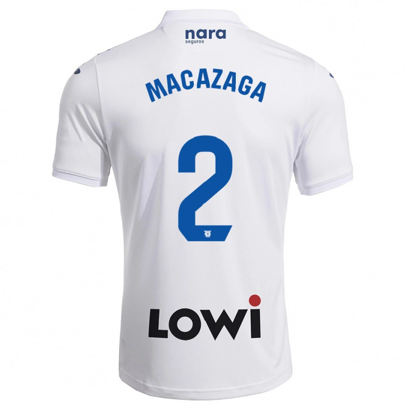 Danxen Homem Camisola Lucas Macazaga #2 Branco Marinho Principal 2025/26 Camisa Brasil