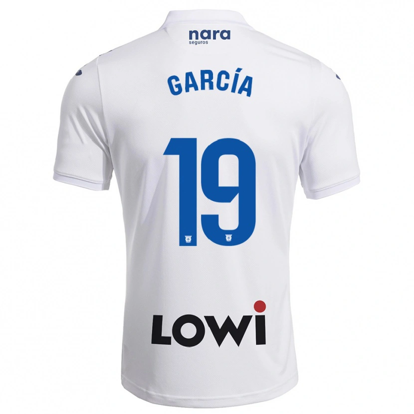 Danxen Homem Camisola Diego García #19 Branco Marinho Principal 2025/26 Camisa Brasil
