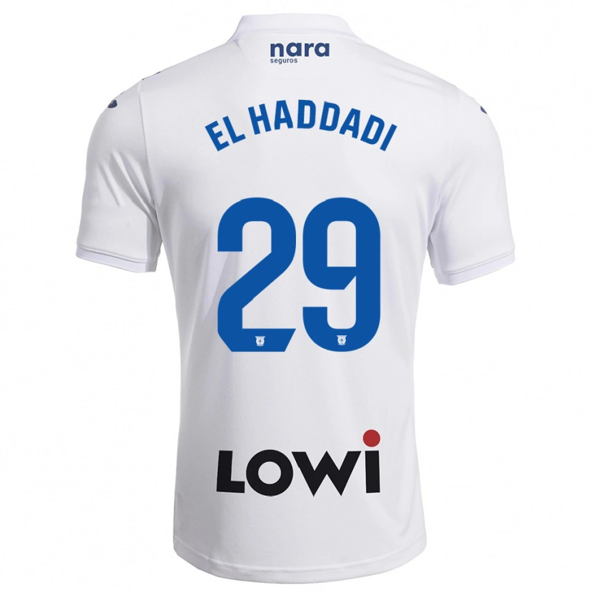 Danxen Homem Camisola Suleiman El Haddadi #29 Branco Marinho Principal 2025/26 Camisa Brasil