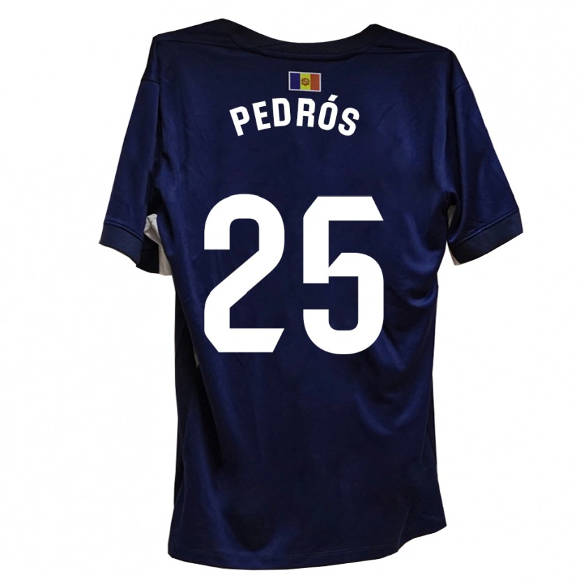 Danxen Homem Camisola Isaac Pedrós #25 Azul Marinho Branco Principal 2025/26 Camisa Brasil