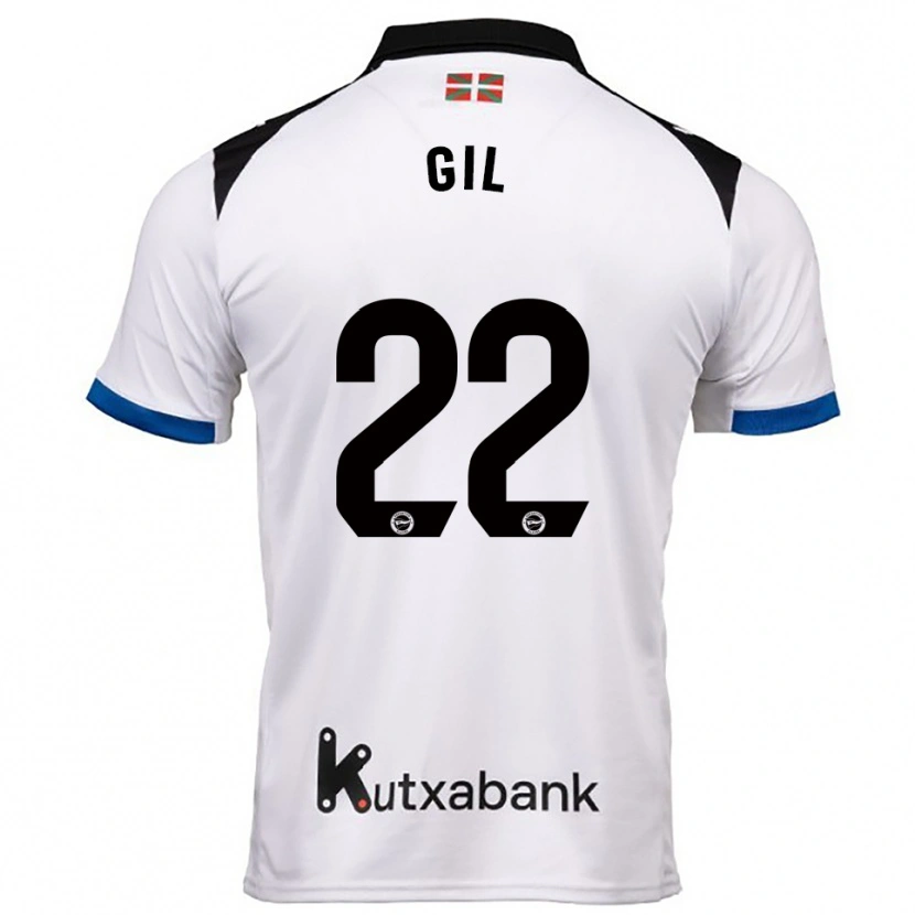 Danxen Homem Camisola Raquel Gil #22 Branco Azul Alternativa 2025/26 Camisa Brasil