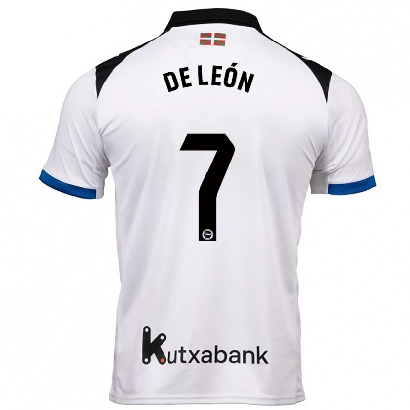 Danxen Homem Camisola José De León #7 Branco Azul Alternativa 2025/26 Camisa Brasil
