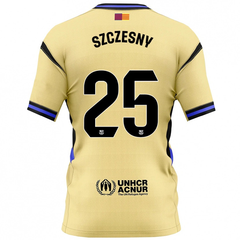 Danxen Homem Camisola Wojciech Szczesny #25 Amarelo Preto Alternativa 2025/26 Camisa Brasil