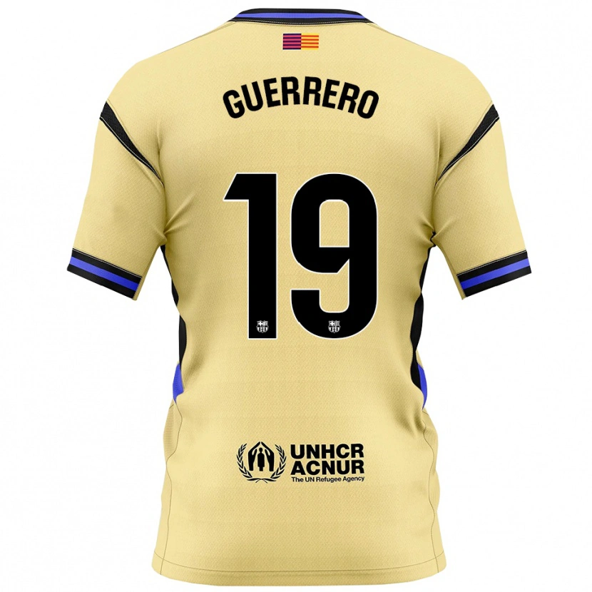 Danxen Homem Camisola Adrián Guerrero #19 Amarelo Preto Alternativa 2025/26 Camisa Brasil