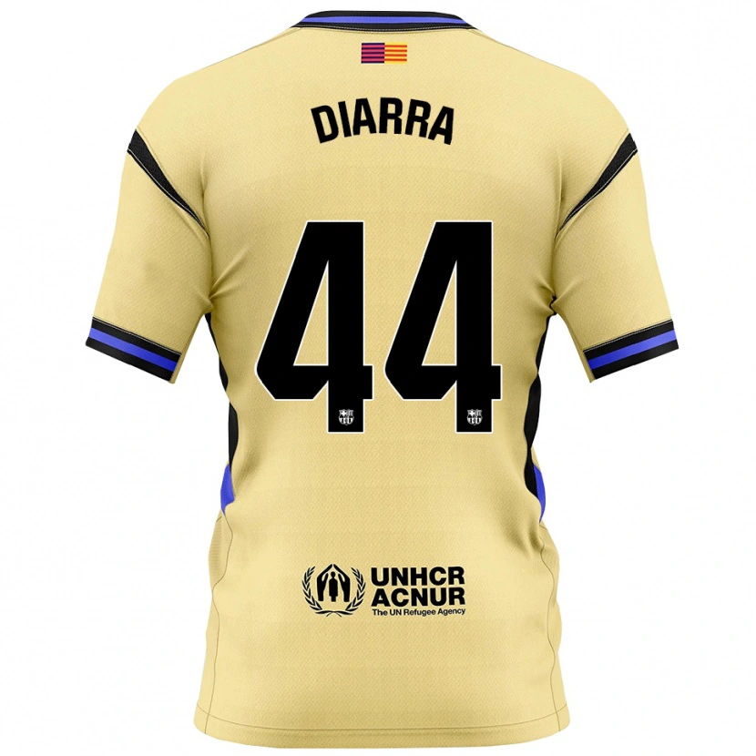 Danxen Homem Camisola Ibrahim Diarra #44 Amarelo Preto Alternativa 2025/26 Camisa Brasil