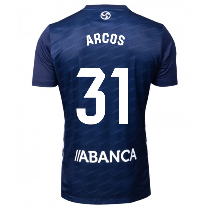 Danxen Homem Camisola Ángel Arcos #31 Azul Marinho Branco Alternativa 2025/26 Camisa Brasil
