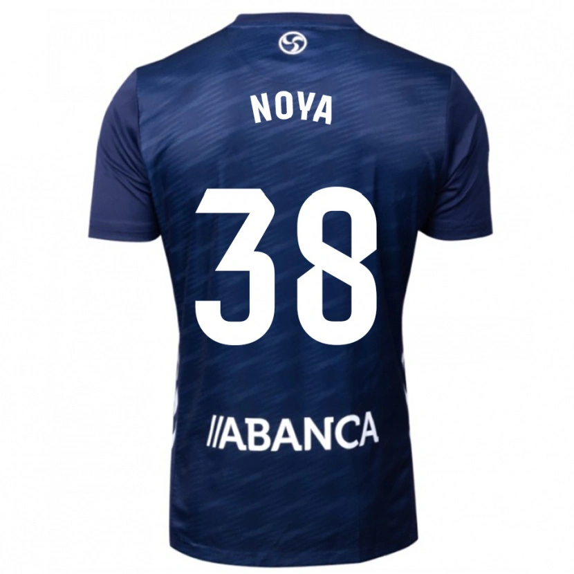 Danxen Homem Camisola Dani Noya #38 Azul Marinho Branco Alternativa 2025/26 Camisa Brasil
